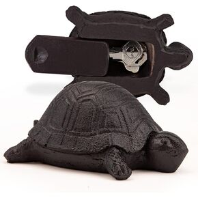BarGifts إخفاء مفتاح خارجي مزيف لمفتاح الصخور المخفي مظهر السلحفاة للحديقة أو الفناء، صندوق تخزين سري لمفاتيح الغيار المخفية الآمنة - ديكور الحديقة - مفتاح مخفي في الهواء الطلق في الصخور - متوسط in Kuwait