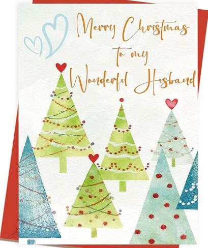 OJsensai Merry Christmas Card for Mom, Sweet Mom Christmas Card Gift from Daughter Son, Xmas Cards Gift with Love and Appreciation in Saudi Arabia