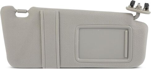 SCITOO Right Passenger Side Gray Sun Visor Assembly fit for 2006 2007 2008 2009 2010 2011 for Toyota Camry Without Sunroof(74310-06750-B0) in Kuwait