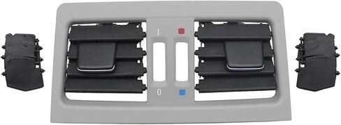 Car Vents Rear AC Vent Grille Air Conditioning Panel Trim Replacement for 3 Series E90 E91 2005-2012 64227210639(Gray)(Gray) in Saudi Arabia