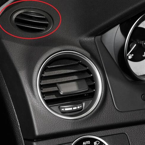 Car Vents 2Pcs Car Air Conditioning Instrument Panel Vents Trim for Benz W204 C300 C350 C63 2011-2014 in Saudi Arabia