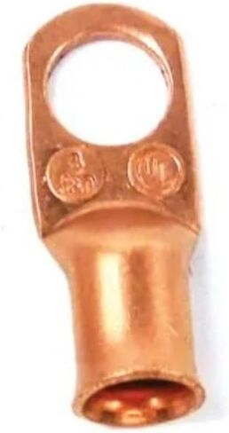 KarParts360 Battery Cable Terminal End | Material: Copper | Wire Gauge Measurement: 9 | Color: Copper | Terminal Type: Ring in Saudi Arabia