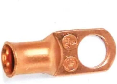 KarParts360 Battery Cable Terminal End | Material: Copper | Wire Gauge Measurement: 9 | Color: Copper | Terminal Type: Ring in Saudi Arabia