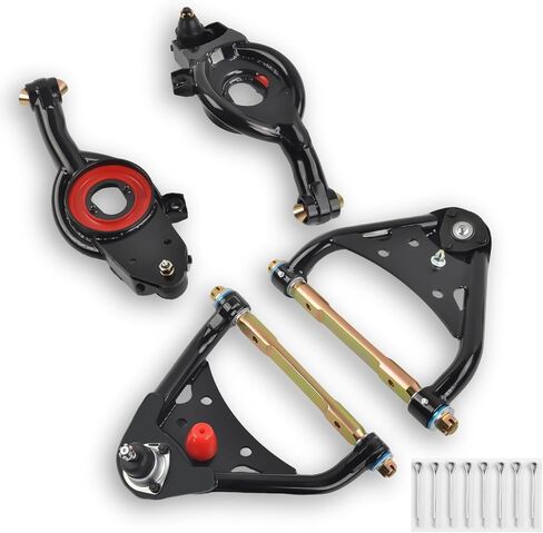 أذرع التحكم في التعليق العلوي والسفلي XKV متوافقة مع 1967-1969 Camaro/Firebird، 1968-1974 Chevy Nova، 1973-1974 Oldsmobile Omega، ذراع تحكم أنبوبي قابل للتعديل مع وصلة كروية in Kuwait