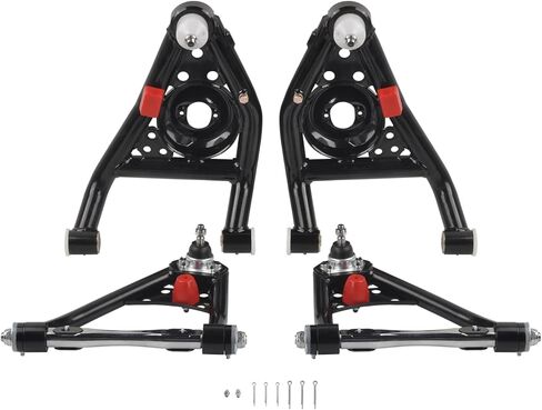 أذرع التحكم في التعليق العلوي والسفلي XKV متوافقة مع 1967-1969 Camaro/Firebird، 1968-1974 Chevy Nova، 1973-1974 Oldsmobile Omega، ذراع تحكم أنبوبي قابل للتعديل مع وصلة كروية in Kuwait