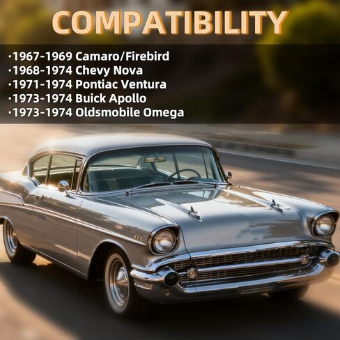 أذرع التحكم في التعليق العلوي والسفلي XKV متوافقة مع 1967-1969 Camaro/Firebird، 1968-1974 Chevy Nova، 1973-1974 Oldsmobile Omega، ذراع تحكم أنبوبي قابل للتعديل مع وصلة كروية in Kuwait