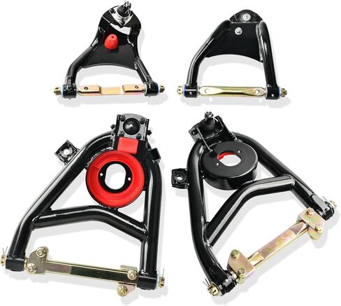 أذرع التحكم في التعليق العلوي والسفلي XKV متوافقة مع 1967-1969 Camaro/Firebird، 1968-1974 Chevy Nova، 1973-1974 Oldsmobile Omega، ذراع تحكم أنبوبي قابل للتعديل مع وصلة كروية in Kuwait