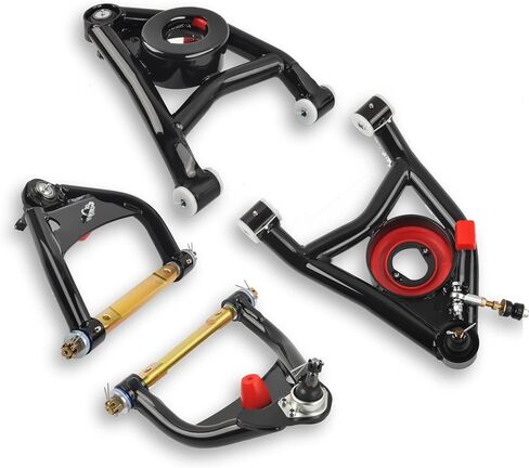أذرع التحكم في التعليق العلوي والسفلي XKV متوافقة مع 1967-1969 Camaro/Firebird، 1968-1974 Chevy Nova، 1973-1974 Oldsmobile Omega، ذراع تحكم أنبوبي قابل للتعديل مع وصلة كروية in Kuwait