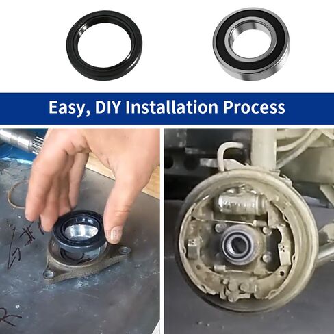 Front Axle/Suspension Wheel Bearings Seals Spacer/Collar & Pin Cotter Kit for Kawasaki Mule 2510 3000 3010 4000 4010 in Saudi Arabia
