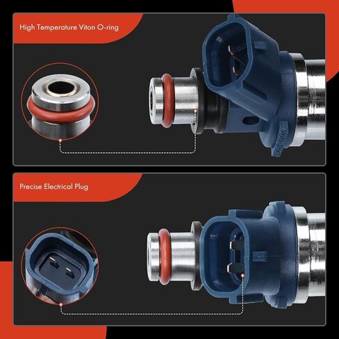 حاقن الوقود A-Premium متوافق مع Toyota Tacoma 1995-2000، L4 2.4L، مجموعة من 4، استبدال # 2320979085 in Saudi Arabia