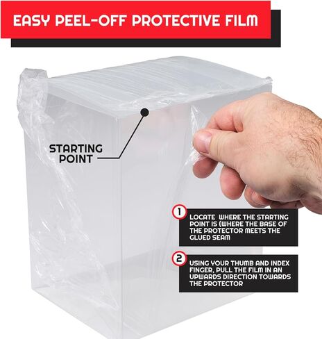 EVORETRO 20-Pack - Funko Pop Protector for 4 Inch POP Figures Such as Shrek, Fallout, Spirit Halloween, Garfield, Wolverine, Deadpool, NBA, Invincible, Stackable 0.45 mm Thick PET Protective Plastic in Kuwait