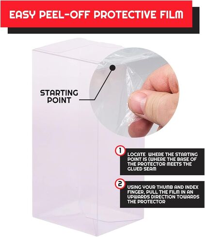 EVORETRO 20-Pack - Funko Pop Protector for 4 Inch POP Figures Such as Shrek, Fallout, Spirit Halloween, Garfield, Wolverine, Deadpool, NBA, Invincible, Stackable 0.45 mm Thick PET Protective Plastic in Kuwait