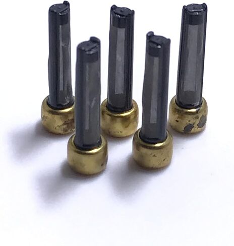 50 PCS Universal Fuel Injector Repair kit Micro Filter 11024 Injector kit4.2 * 3.1 * 14.9mm - (Color: Black) in Saudi Arabia