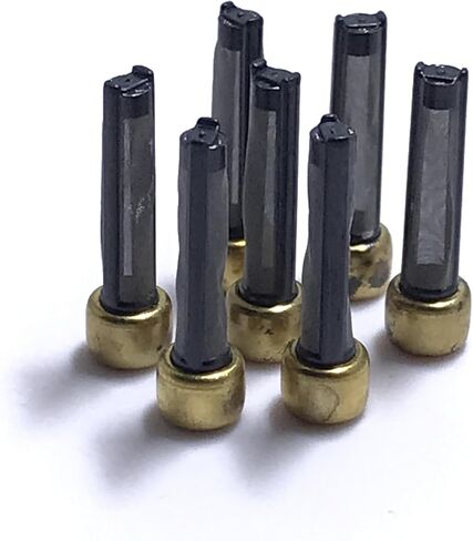 50 PCS Universal Fuel Injector Repair kit Micro Filter 11024 Injector kit4.2 * 3.1 * 14.9mm - (Color: Black) in Saudi Arabia