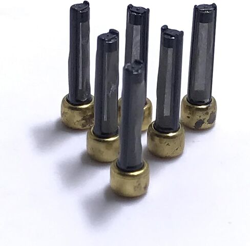 50 PCS Universal Fuel Injector Repair kit Micro Filter 11024 Injector kit4.2 * 3.1 * 14.9mm - (Color: Black) in Saudi Arabia