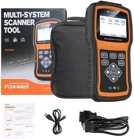 FOXWELL NT530 for Ford - جميع الأنظمة، جميع خدمات الصيانة - أداة مسح تشخيصي ثنائية الاتجاه، ماسح ضوئي OBD2، قارئ رمز السيارات ABS Bleed SRS Airbag SAS TPMS TPS EPB إعادة ضبط الزيت CKP in Saudi Arabia