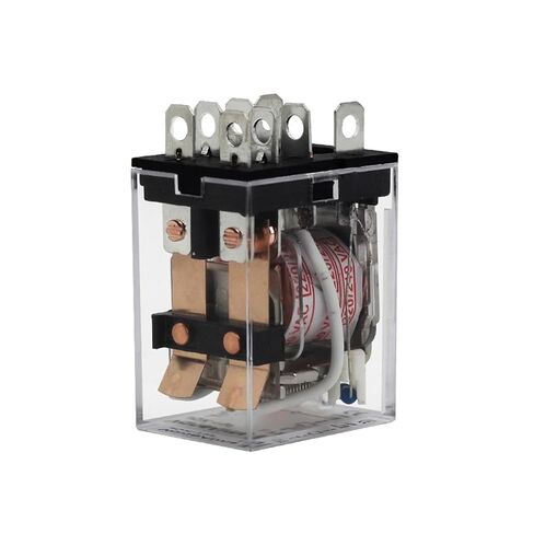 JQX-13F HH62P High Power Relay Coil General DPDT Electromagnetic Relay Switch with Socket Base AC110V220V DC12V24V10A(AC,380V-With Base) in Saudi Arabia