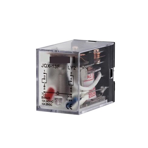 JQX-13F HH62P High Power Relay Coil General DPDT Electromagnetic Relay Switch with Socket Base AC110V220V DC12V24V10A(AC,380V-With Base) in Saudi Arabia