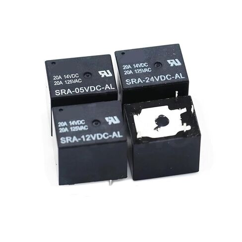 5Pcs 5V 12V 24V 20A DC Power Relay SRA-05VDC-CL SRA-12VDC-CL SRA-24VDC-CL 4/5Pin PCB Type in Stock Black Automobile Relay(SRA-24VDC-CL(5Pin)) in Saudi Arabia