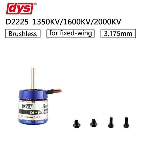 DYS D2225 1600KV 1350kv 2000kv Brushless Outrunner Motor 2-3S for Multicopter RC Aircraft Fixed-Wing UAV（D2225 1600KV） in Saudi Arabia
