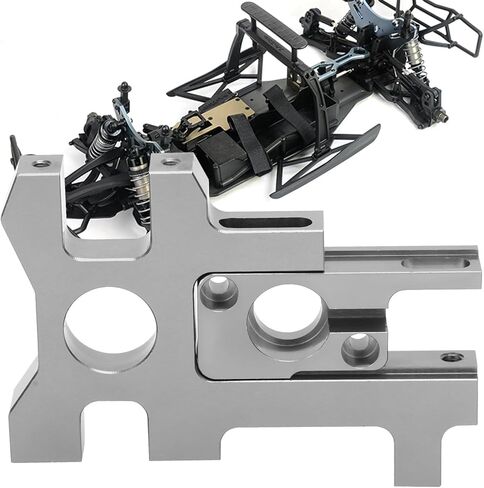 RC Car Motor Mount Holder, Aluminium Alloy Remote Control Car Offs Road Truck Parts Replacement for Hobao ST PRO 1/8 Scale Brushless Conversion in Saudi Arabia
