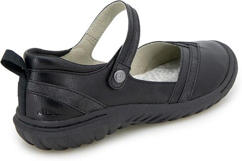 JBU Women's Raven Wide Comfort Casual Classic Mary Jane Flats Fashion Shoes, Taupe Shimmer, 7 in Kuwait