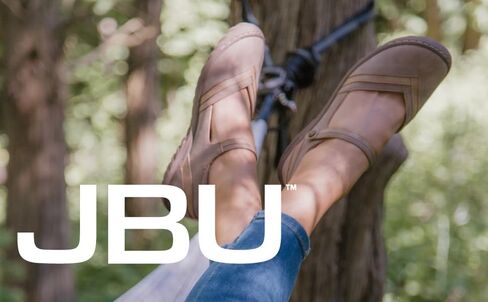 JBU Women's Raven Wide Comfort Casual Classic Mary Jane Flats Fashion Shoes, Taupe Shimmer, 7 in Kuwait