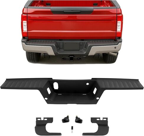 وسادة خطوة المصد الخلفي من KUAFU متوافقة مع 2017-2022 Ford F-250 F-350 F-450 Super Duty مع فتحات مساعدة في الحديقة، مصد جانبي لخطوة جانبية لاستبدال HC3Z17B807BC FO1191148 بلاستيك PP in Kuwait