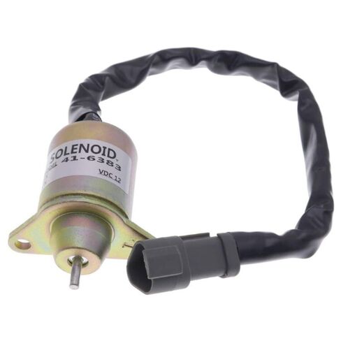 Fuel Shutoff Solenoid, 12V 12948677952 11948677953, Compatible with Yanmar 3TNE72 3TNA72, Excavator Replacement Part in Saudi Arabia