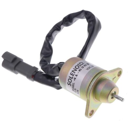 Fuel Shutoff Solenoid, 12V 12948677952 11948677953, Compatible with Yanmar 3TNE72 3TNA72, Excavator Replacement Part in Saudi Arabia