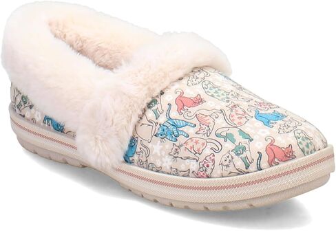 Skechers Women's BOBS Too Cozy - Little Spoon Slipper, Grey/Multi, 10M in Saudi Arabia