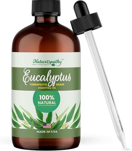 Naturopathy Eucalyptus Essential Oil, Therapeutic Grade, Premium Quality Perfect for Aromatherapy (4 fl oz) in Kuwait
