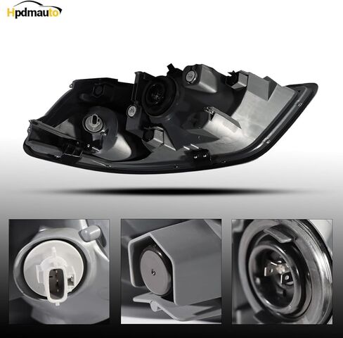 Headlight fit for 2011+ Hino 238 258 268 338 Truck Right Passenger Side Gray Housing Headlamp in Saudi Arabia