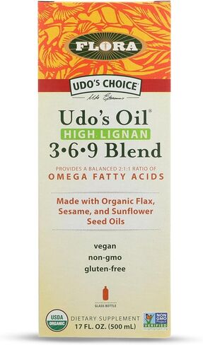 Flora - Udo's Choice, Omega 369 Oil Blend, High Lignan, 8.5 Fl Oz in Kuwait