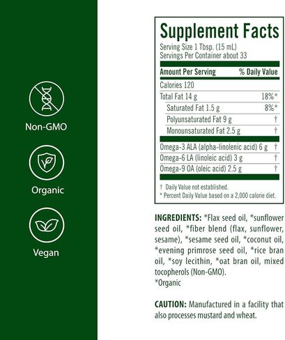 Flora - Udo's Choice, Omega 369 Oil Blend, High Lignan, 8.5 Fl Oz in Kuwait