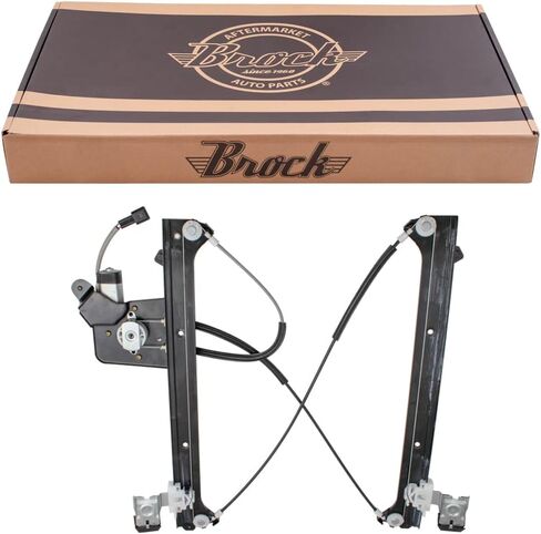 AutoandArt Brock Replacement Driver Rear Power Window Regulator and Lift Motor Assembly Compatible with 2001-2007 Silverado Sierra Pickup Truck 19301981 in Saudi Arabia