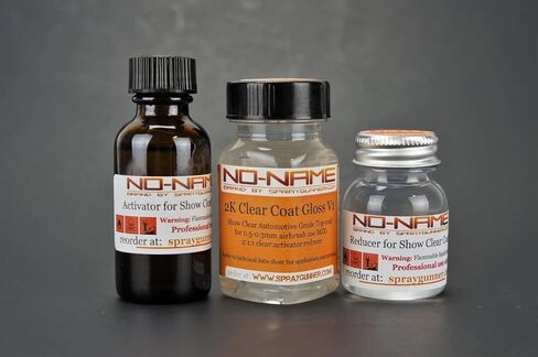 2K High-Gloss Clear Coat Automotive Grade Set by NO-NAME Brand. For Scale-modeling, Fishing Lures and Other Small Projects in Saudi Arabia
