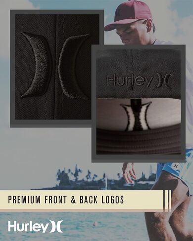قبعات Hurley للرجال - قبعة بيسبول One & Only Flexfit - قبعات مناسبة للرجال (S-XL)، مقاس صغير-متوسط، أزرق داكن in Saudi Arabia