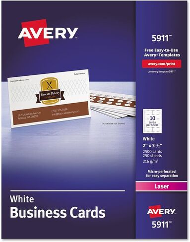 Avery 5911 Business Card Blanks in Saudi Arabia