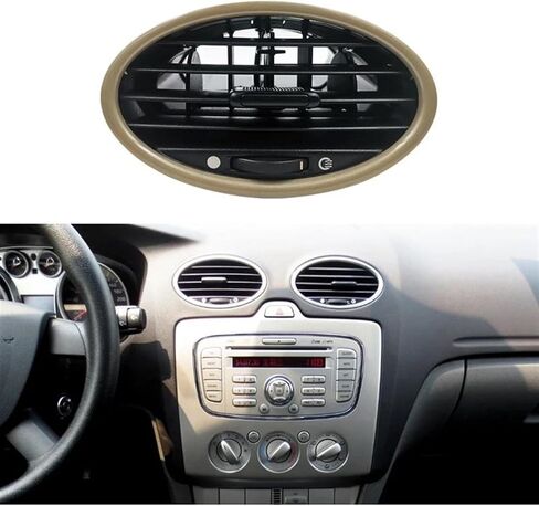 Car Vents Car Dashboard Air Vent Nozzle for MK2 2005-2013 Air Conditioning Outlet Decoration Caps(Silver)(Silver) in Saudi Arabia