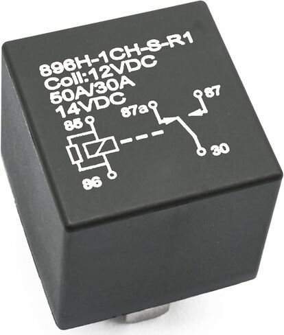 4 Packs 896H-1Ch-S-R1 Relay 12Vdc 50A Automotive Relays in Saudi Arabia