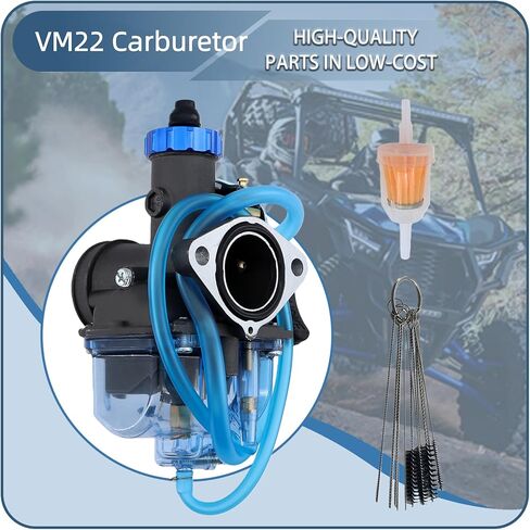 الأداء VM22 26mm Carburator Carb for Predator 212cc 196cc Coleman CT200U BT200X Mini Bike KT196 Go Kart GX160 GX200 6.5hp استنساخ المحرك مع مشعب السحب (أحمر) in Kuwait