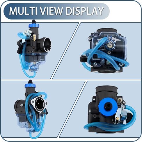 الأداء VM22 26mm Carburator Carb for Predator 212cc 196cc Coleman CT200U BT200X Mini Bike KT196 Go Kart GX160 GX200 6.5hp استنساخ المحرك مع مشعب السحب (أحمر) in Kuwait