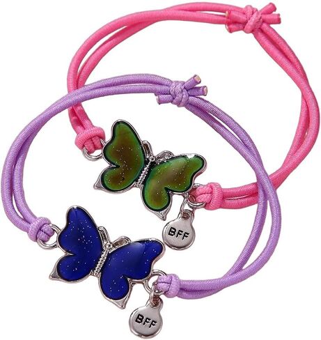 Cute Cartoon Dinosaur Frog Turtle Dragon Color Changing Mood Bracelet Set for Women Girls Teens Emotion Feeling Temperature Sensing BFF Wrap Bracelet with Card Friendship Jewelry in Saudi Arabia