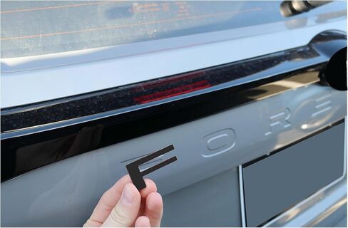 أجزاء لا حدود لها من الباب الخلفي لصندوق السيارة الخلفي متوافقة مع 2025 سوبارو فورستر نمط الجسم الجديد 1/16 بوصة مع لاصق - أسود غير لامع in Kuwait