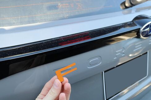 Limitless-Parts Rear Trunk Tailgate Letter Inserts Compatible with 2025 Subaru Forester New Body Style 1/16" Letters with Adhesive- Matte Black in Saudi Arabia