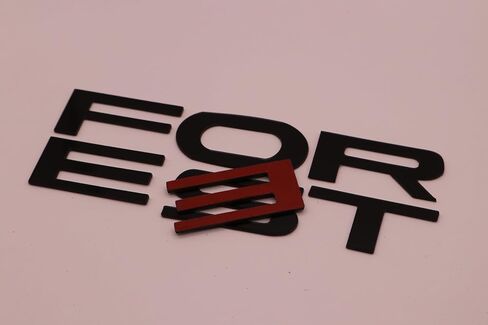 Limitless-Parts Rear Trunk Tailgate Letter Inserts Compatible with 2025 Subaru Forester New Body Style 1/16" Letters with Adhesive- Matte Black in Saudi Arabia