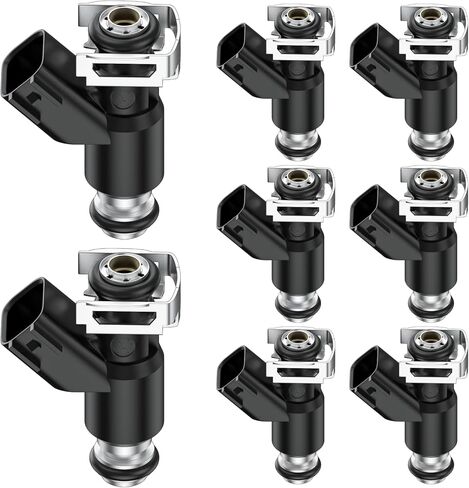 حاقن الوقود متوافق مع Chevy Express GMC Savana 2500 3500 4500 2010-2019 Silverado Sierra 2500HD 3500HD 2010-2019 Suburban Yukon XL 2500 2010-2013، 6.0L، 12613412 مجموعة من 8 in Saudi Arabia