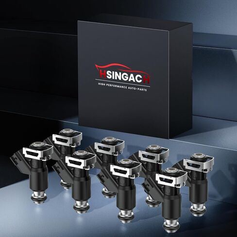 حاقن الوقود متوافق مع Chevy Express GMC Savana 2500 3500 4500 2010-2019 Silverado Sierra 2500HD 3500HD 2010-2019 Suburban Yukon XL 2500 2010-2013، 6.0L، 12613412 مجموعة من 8 in Saudi Arabia