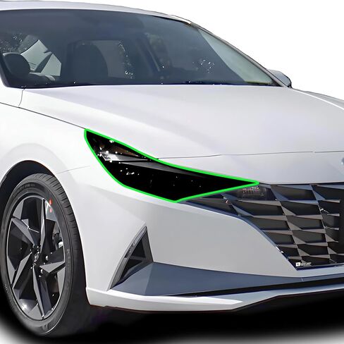 BOGAR TECH DESIGNS Full Headlight Taillight Tint Kit Compatible with Hyundai Elantra 2021-2023, Dark Smoke in Saudi Arabia